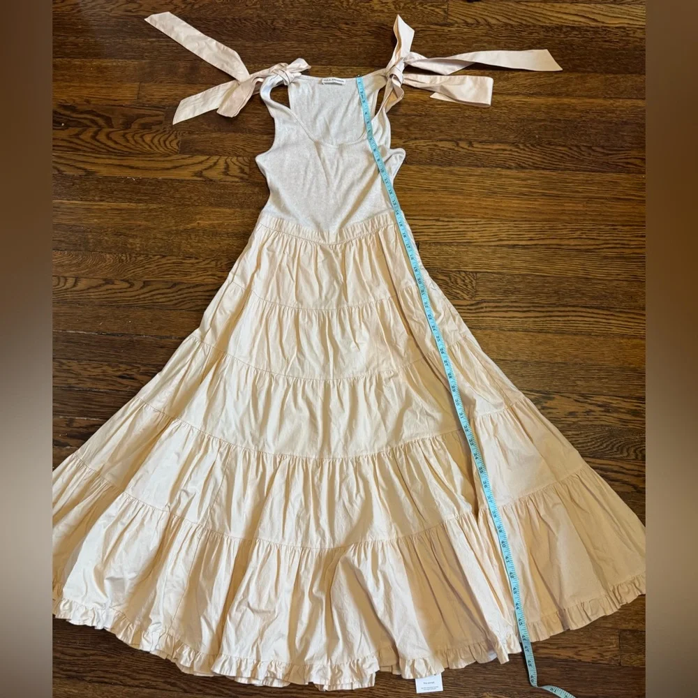 Ulla Johnson Tiered Elegant Cream Ivory Tiered Skirt - Picture 12 of 14